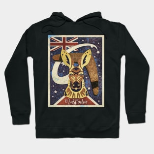 Australia kangaroo travel vacation trip idea gift trend Hoodie